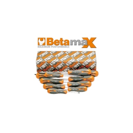 Beta 1293/S Set of 10 Slotted and Cross Head Screwdrivers 012930201